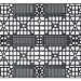 Поддон пластиковый перфорированный на 3-х полозьях 1200x1000x150 